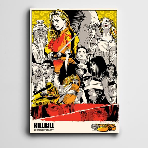 Kill Bill Mini Kanvas Tablo